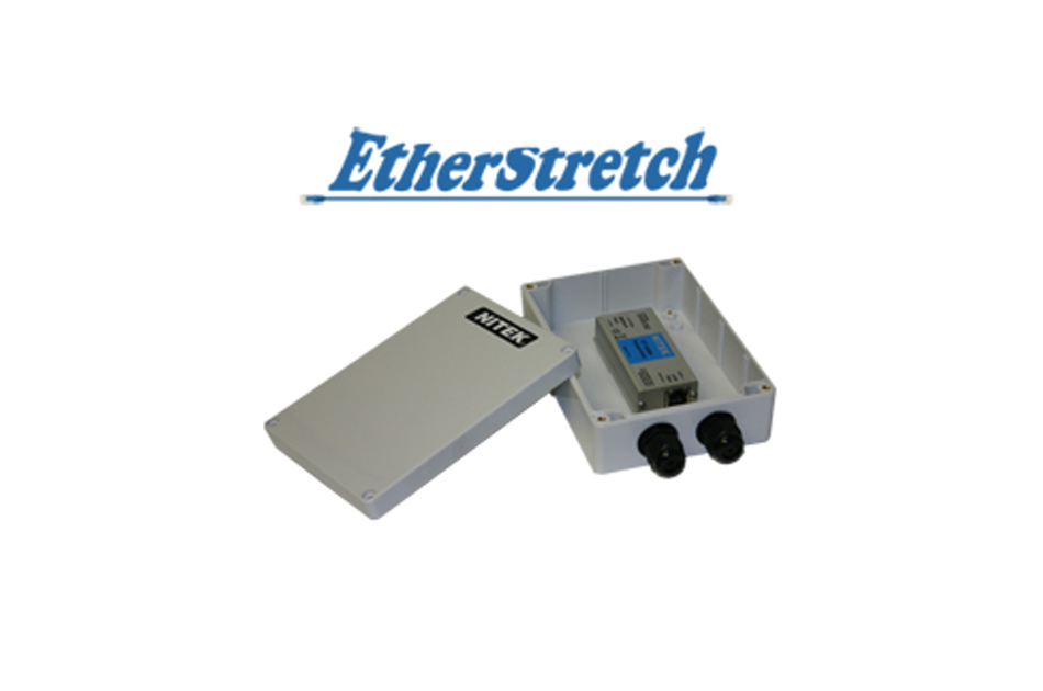 Ethernet, PoE Extender, UTP, für Etherstretch Switches, 1 Port, Erweiterung 600m, Außen