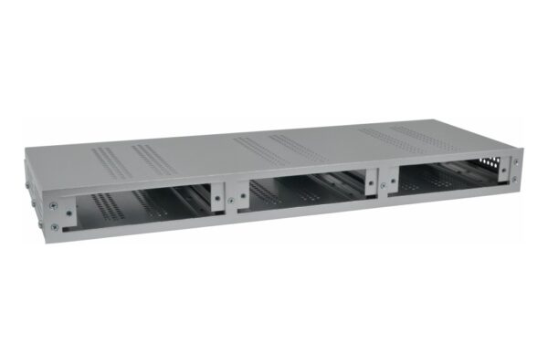 19” Rack Mount Chassis, 1HE, 3 Slots, für 1 Slot Module,