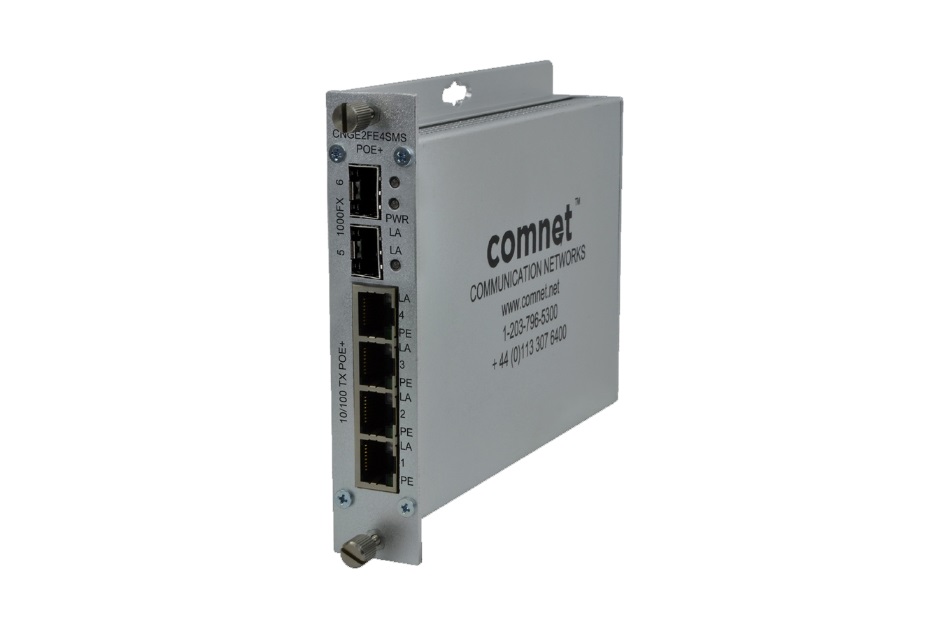 Gigabit Switch, Self Managed, 4xRJ45 100Mbps, 2xSFP 1000Mbps