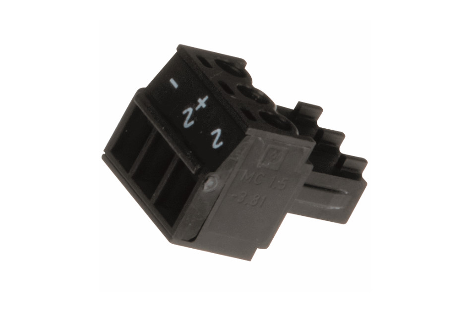 Axis Anschlussblock, 3-polig, Stecker, Abstand: 3.81 mm, für Stromversorgung, 10 Stück