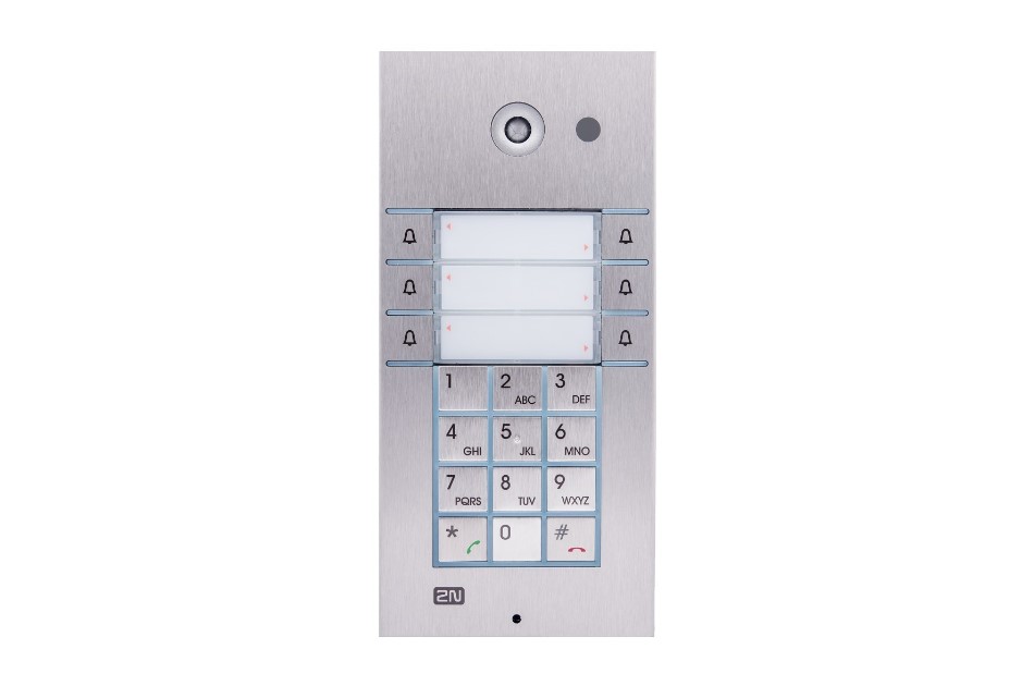 Netzwerk Türstation, 3x2 Ruf Tasten, Keypad, Kamera