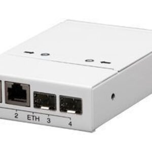 Medienkonverter Switch, für Axis Q6055-C, 2x RJ45, 2x SFP, 2x I/O, 24VDC