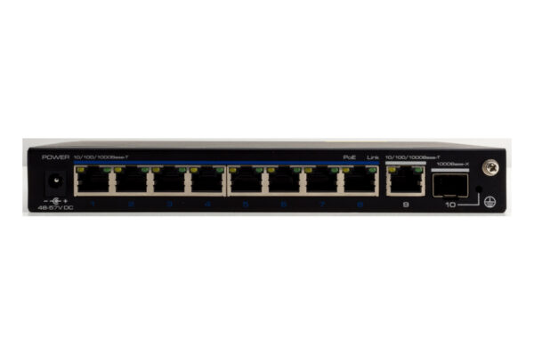 Gigabit Switch, Unmanaged, 120W, 8x PoE, 1x SFP, 1x RJ45, 10/100/1000 Mbps, Desktop