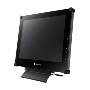 15” (38cm) LCD Monitor, 24/7, 1024x768, HDMI, DVI-D, VGA, DisplayPort, schwarz