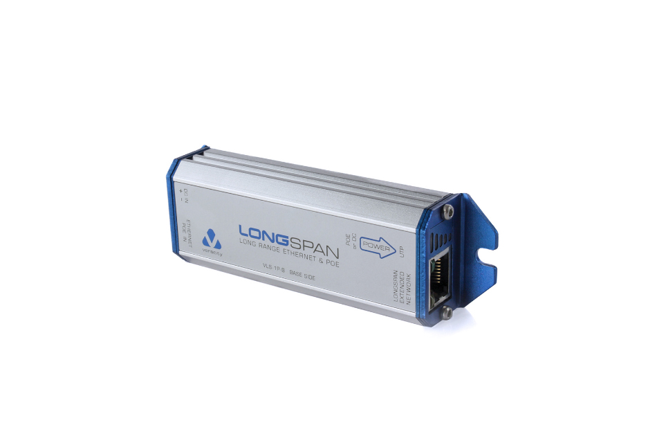 LONGSPAN BASE Unit Ethernet Extender, PoE, 100 Base-T, 820m