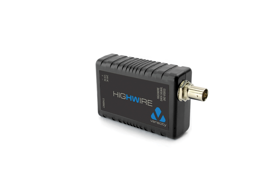 HIGHWIRE, Ethernet over coax device, Plug&Play, Desktop- oder Wandmontage