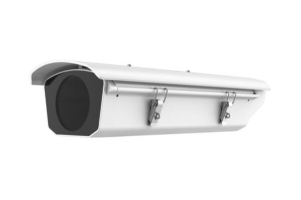 Gehäuse, weiß, Außen, IP67, Lüfter, für Hikvision Kameras, 455,3x169,2x110, 12VDC, PoE