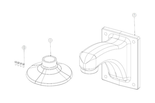 Pendant Mount Kit, für FLIR SAROS