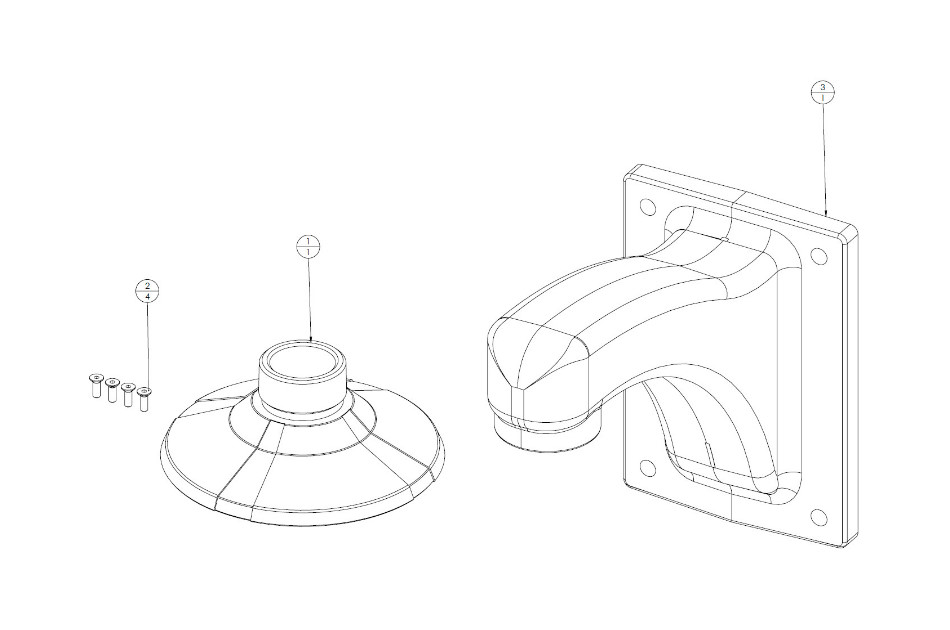 Pendant Mount Kit, für FLIR SAROS