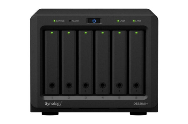 Network Attached Storage, 6-Bay, ohne 2,5" HDD, Hotswap, 2x GBit LAN, 2x USB 3.0