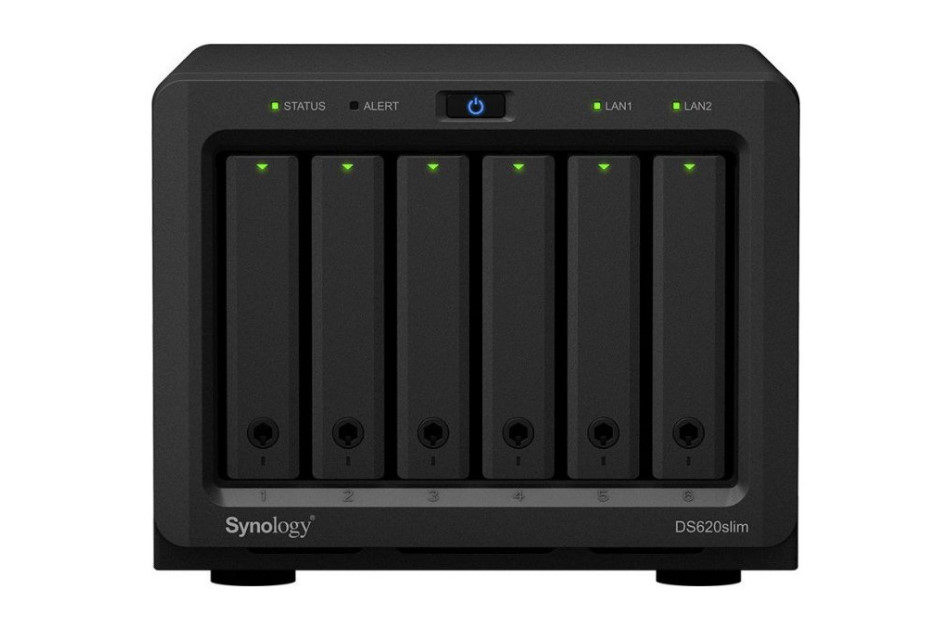 Network Attached Storage, 6-Bay, ohne 2,5" HDD, Hotswap, 2x GBit LAN, 2x USB 3.0