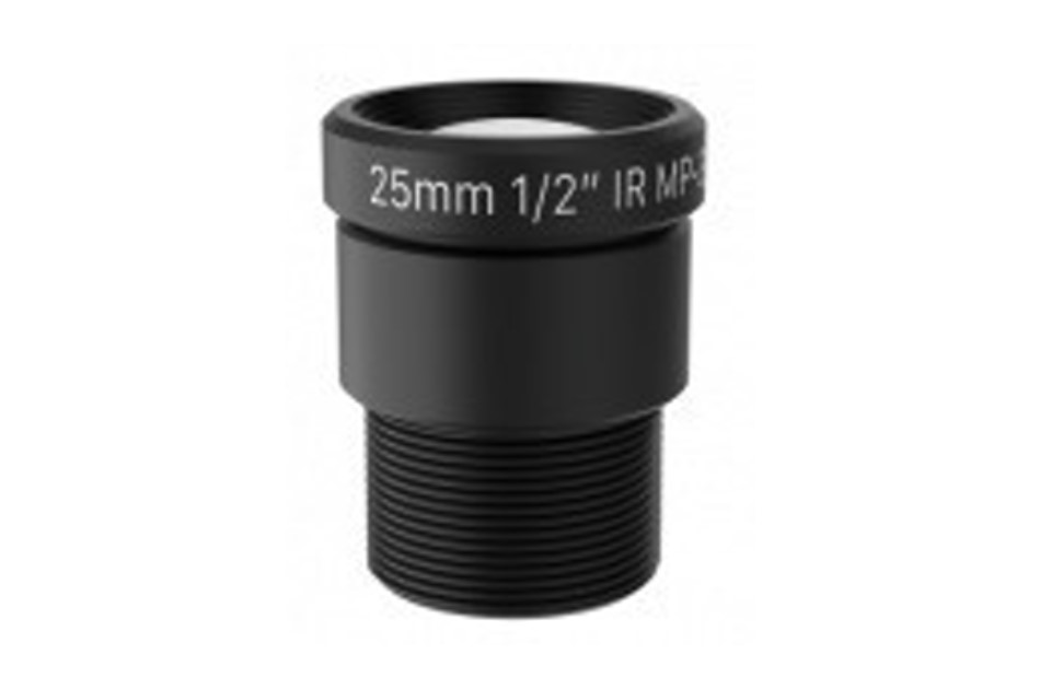 Objektiv, M12, 25mm, F2,4, für AXIS Q6010-E und Q6110-E, 4 Stück, Zubehörteil