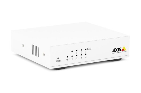 Fast Ethernet Switch, Layer2, 4 Ports mit PoE+, 1 Uplink, 60W PoE Budget