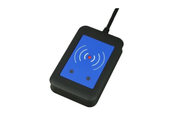 Secure RFID Kartenleser, extern, 13,56MHz, 125kHz, NFC, USB Interface