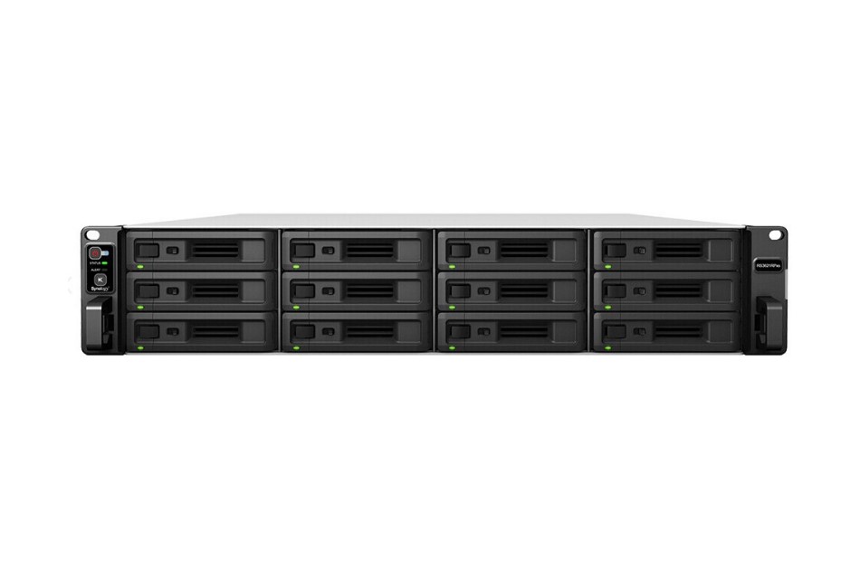 Network Attached Storage, 12-Bay, Hotswap, ohne HDD, 4x GBit LAN, 19", 2HE, 2x PSU