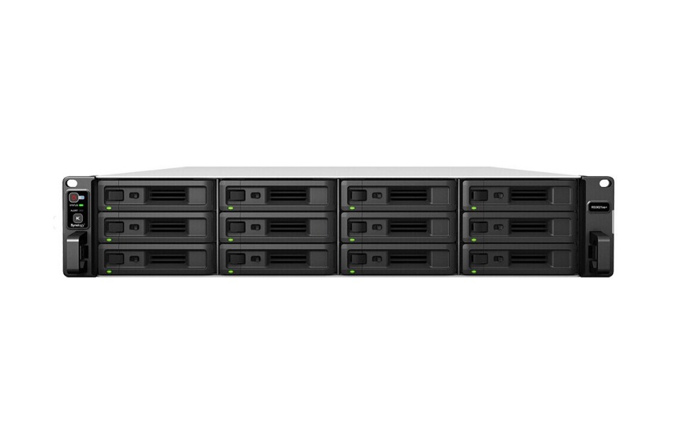 Network Attached Storage, 12-Bay, Hotswap, ohne HDD, 4x GBit LAN, USB 3.0, 19", 2HE