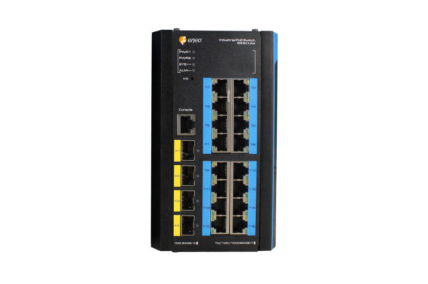 Gigabit Switch, Managed, 360W Layer 3, 16xPoE, 4x SFP 10G, Industrie Design