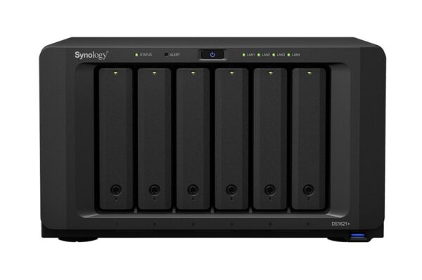 Network Attached Storage, 6-Bay, Hotswap, ohne HDD, 3x USB 3.2 Gen 1, 2x eSATA