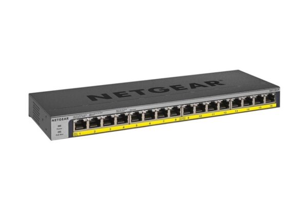 16-Port Gb PoE/PoE+ flex unmanaged Switch 76W