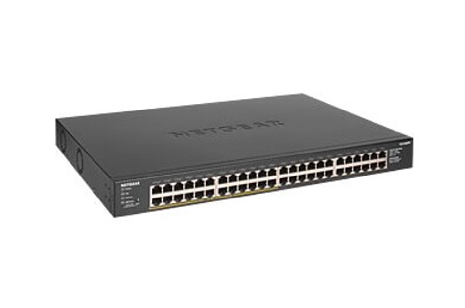 48-Port Gb unmanaged PoE+ Switch