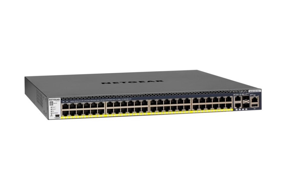 52-Port Stackable Managed Switch, Layer 2, 1000W PSU Inkusive