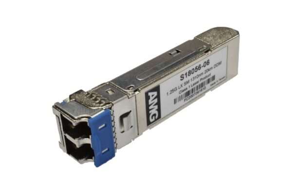 SFP, 1Gb/s, Doppelfaser, Singlemode, 20km Reichweite, (Tx/Rx: 1310 nm) 12dB DR, LC