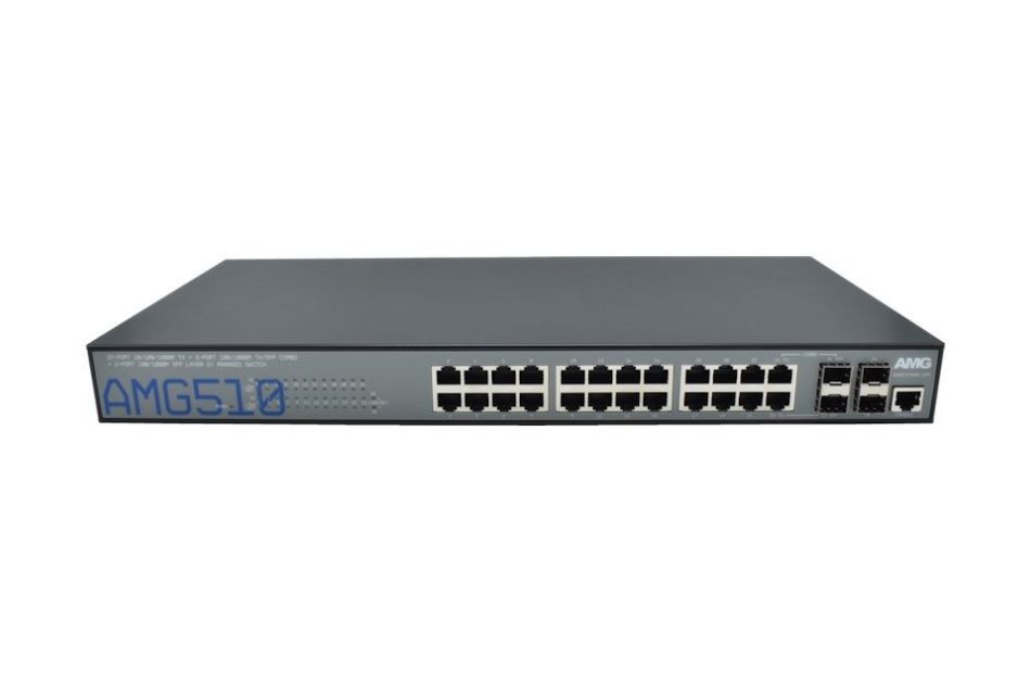 Managed Switch 22(4) x 10/100/ 1GBT RJ45 & 2(4) x 1GFX SFP Slots