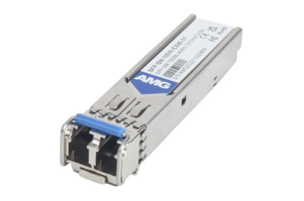 SFP, 100Mb/s, Doppelfaser, Singlemode, 40km Reichweite Tx/Rx: 1310nm, LC, DDM