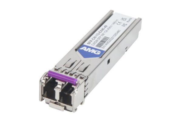 SFP, 1Gb/s, Doppelfaser, Singlemode, 40km Reichweite Tx/Rx: 1490nm, LC, DDM, DWDM