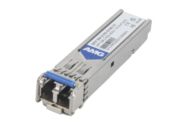 SFP, 2.5Gb/s, Doppelfaser, Singlemode, 40km Reichweite Tx/Rx: 1310nm, LC, DDM