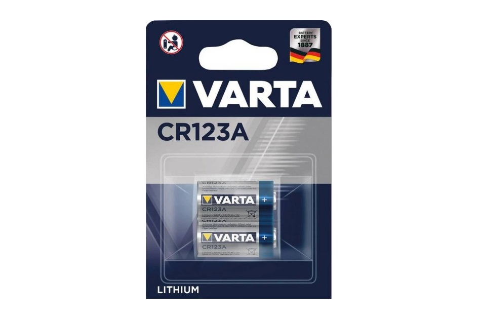 VARTA Batterie Professionell CR123A 2er Blister, 3,0V