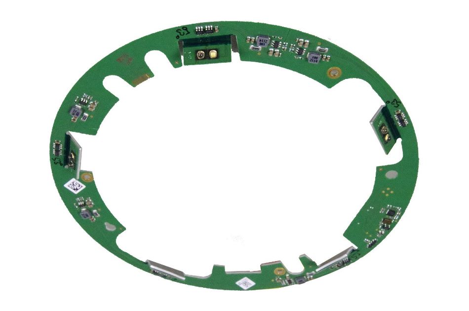 Beleuchtung für DOMERA® Einbaugehäuse, fünf IR-LEDs und fünf Weißlicht-LEDs