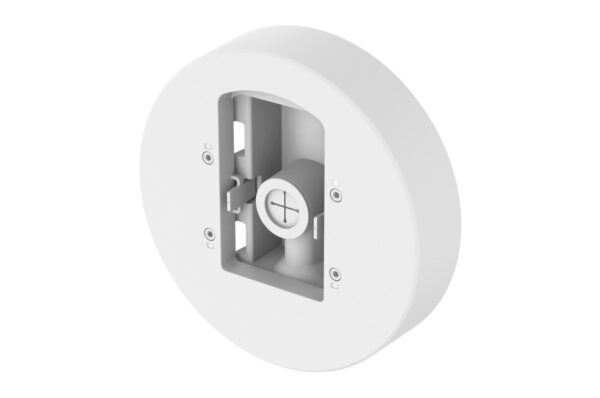 Masthalterung, für Hanwha Vision Kameras, RAL9003, Farbe weiß