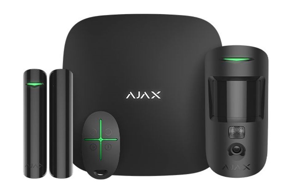 Hub 2 (2G), MotionCam, DoorProtect, Ajax SpaceControl schwarz