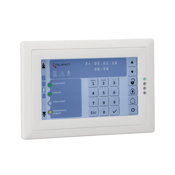 Touch-Bedienteil -Geh. weiss- BT 800 aP -Rahmen weiss-