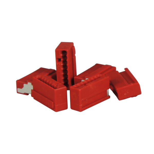 MICRO-Verbindungsklemme 8-fach Serie 243 -Rot- (VE 50 St)